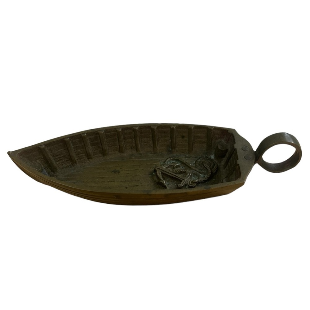 Row Boat Anchor Patnia Bass Trinket Ashtray Coin Vintage Catch All Rings Jewelry